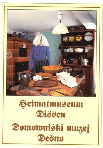 AK, Heimatmuseum Dissen, Ausstellungsraum, um 2000