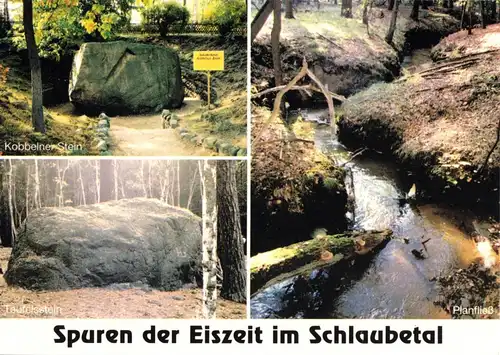 AK, Kreis Eisenhüttenstadt, Spuren der Eiszeit im Schlaubetal, um 2000