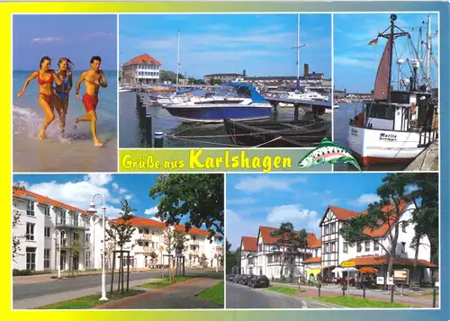 AK, Karlshagen auf Usedom, fünf Abb., 2000