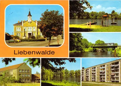AK, Liebenwalde Kr. Oranienburg, sechs Abb., 1983