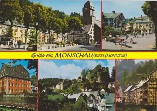 AK, Monschau Eifel, sechs Abb., um 1985