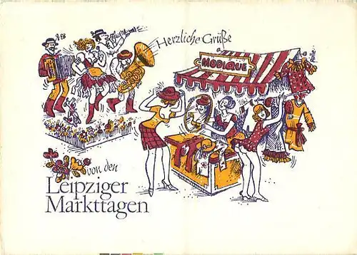 AK, Leipzig, Leipziger Markttage, 1984