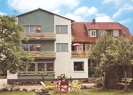 AK, Bullau ü. Erbach, Odenwald, Pension Schumbert, 1969