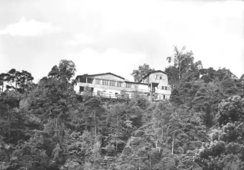 AK, Struppen Sächsische Schweiz, Berggaststätte auf den Rauensteinen, 1965