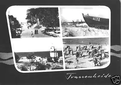 AK, Trassenheide Usedom, vier Abb., gestaltet, 1966