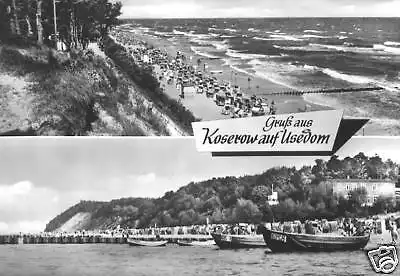 AK, Koserow Usedom, zwei Abb., 1965