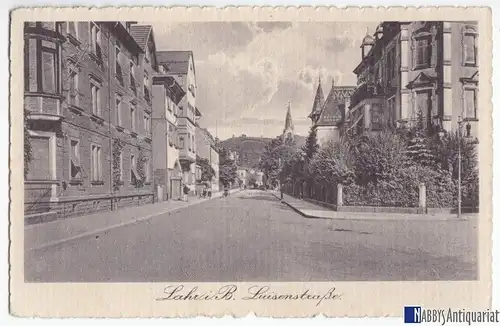 AK, Lahr i. Baden, Luisenstr., 1915
