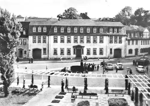 AK, Weimar, Frauenplan mit Goethehaus, 1980
