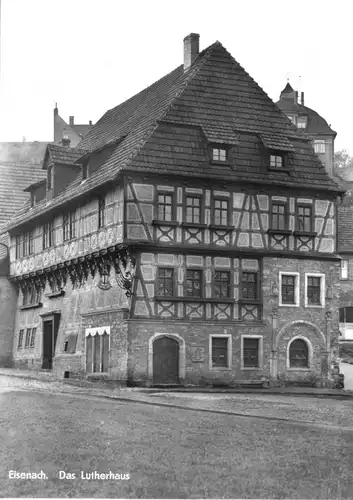 AK, Eisenach Thür., Das Lutherhaus, 1969