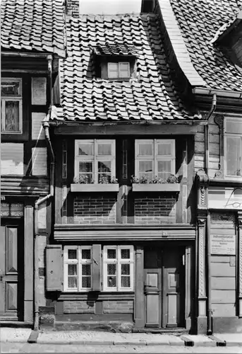 AK, Wernigerode Harz, Das kleinste Haus der Stadt, 1970