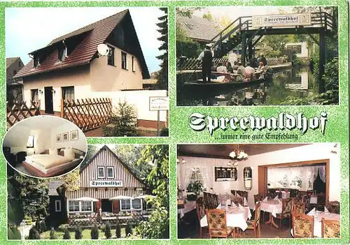 AK, Lübbenau - Lehde, Restaurant "Spreewaldhof, ca 1995