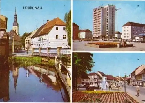 AK, Lübbenau, drei Abb., 1970