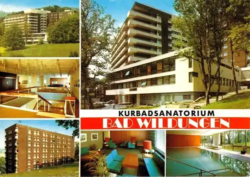 AK, Bad Wildungen, Kurbadsanatorium, sechs Abb., um 1978