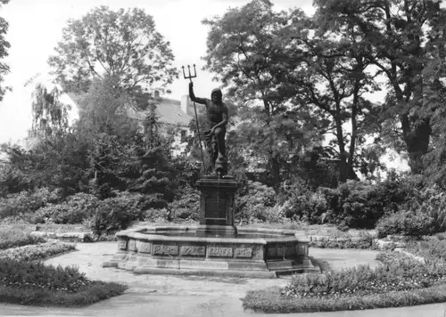 AK, Nordhausen, Neptunbrunnen, 1970