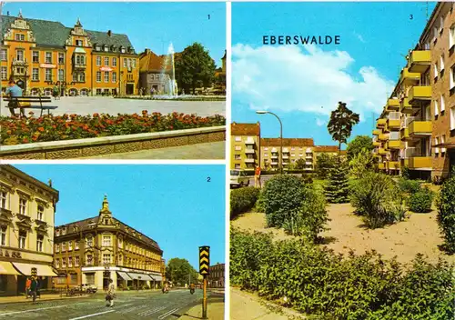 AK, Eberswalde, drei Abb., 1972