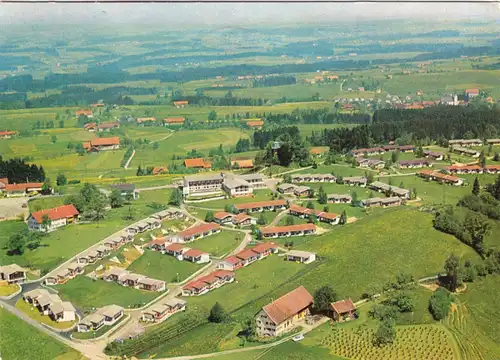 AK, Lindenberg im Allgäu, Familienferiendorf Nadenberg, Luftbild, 1971