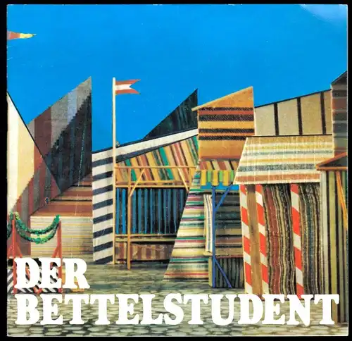 Theaterprogramm, Komische Oper Berlin, Der Bettelstudent, 1981