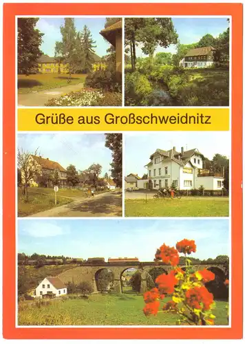 AK, Großschweidnitz Kr. Löbau, fünf Abb., 1985