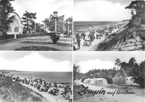 AK, Zempin auf Usedom, vier Abb., 1969