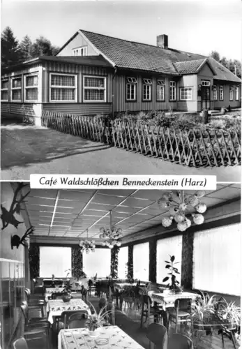 AK, Benneckenstein Harz, Café Waldschlößchen, 1975