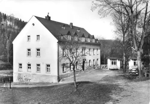 AK, Wolkenstein Erzgeb., Ferienheim "Waldmühle", 1973