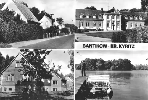 AK, Bantikow Kr. Kyritz, vier Abb., 1985