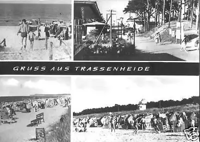 AK, Trassenheide Usedom, vier Abb., 1969