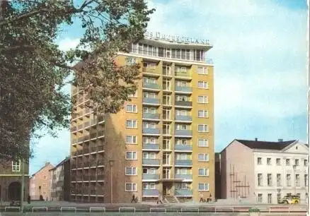 AK, Rostock, Hochhaus, 1964
