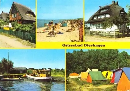 AK, Ostseebad Dierhagen, fünf Abb., 1984