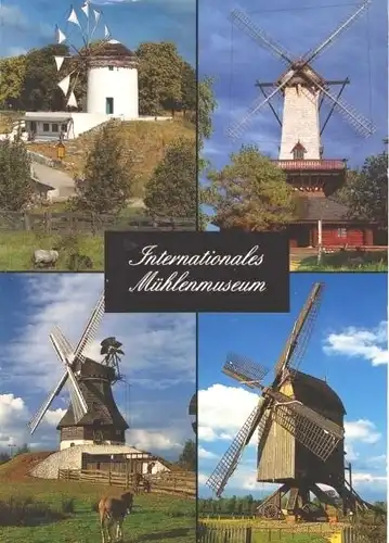 AK, Gifhorn, Internationales Mühlenmuseum, 4 Abb., 1995