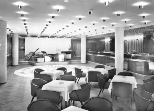 AK, Magdeburg, Hotel International, Juanita-Bar, 1964