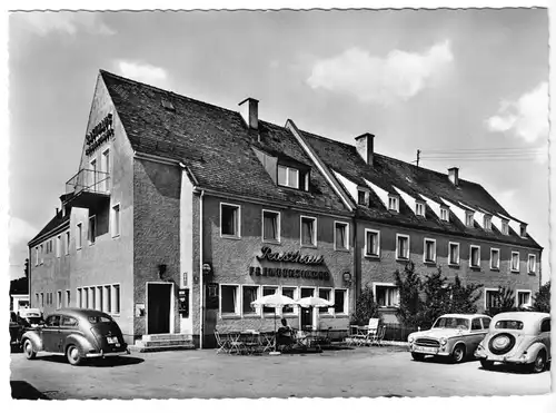 AK, München, Rasthaus München, Freisinger Landstr. 11, um 1960