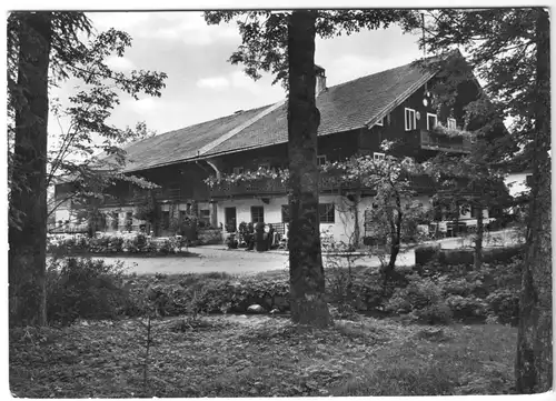 AK, Bad Heilbrunn, Gasthaus - Café Ramsau, 1960