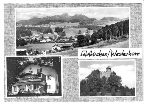 AK, Feldkirchen bei Westerhamm Obb., drei Abb., um 1970