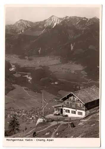 AK, Unterwössen Obb., Hochgernhaus, um 1958