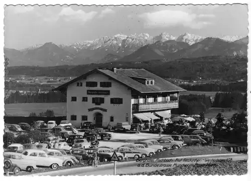 AK, Feldkirchen - Westham, Berghotel Aschbach, um 1960, Echtfoto, Handabzug