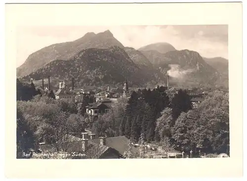 AK, Bad Reichenhall, Teilansicht gen Süden, Echtfoto, um 1956