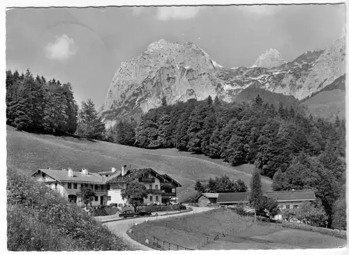 AK, Ramsau bei Berchtesgaden, Berggasthof Datzmann, 1964