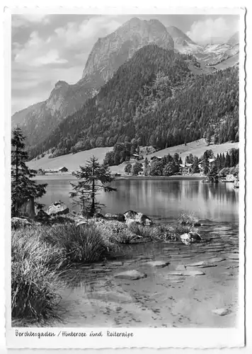 AK, Berchtesgaden, Hintersee und Reiteralpe, 1955