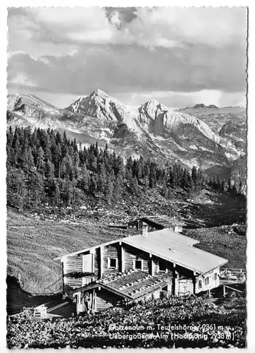 AK, Berchtesgaden, Berggaststätte Spinglkaser, Gotzenalm, 1965