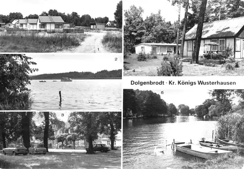 AK, Dolgenbrodt Kr. Königs Wusterhausen, fünf Abb., 1984