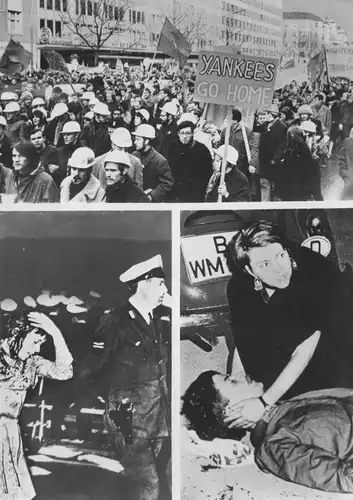 10 Fotos im Format 20 x 14 cm, Berlin, Politik, Militär, Grenze, um 1970