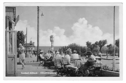 AK, Seebad Ahlbeck Usedom, Gaststätte, 1952