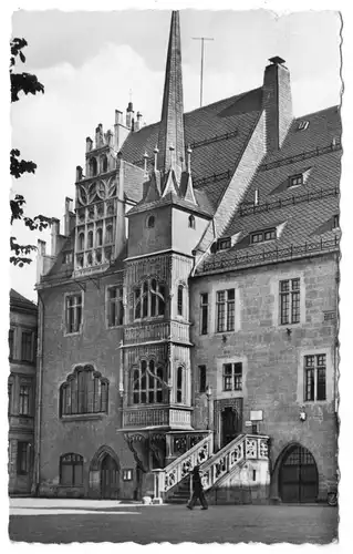 AK, Neustadt a.d. Orla, Rathaus, 1958