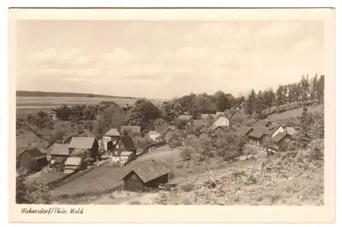 AK, Wickersdorf Thür. Wald, Teilansicht, 1956