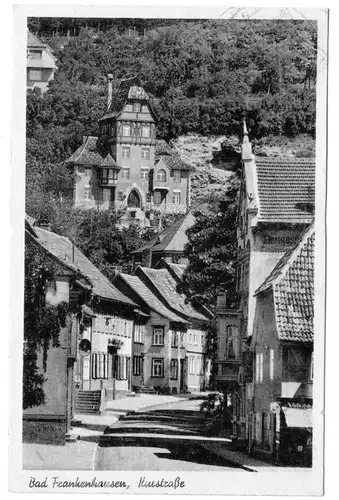 AK, Bad Frankenhausen, Kurstraße, 1952