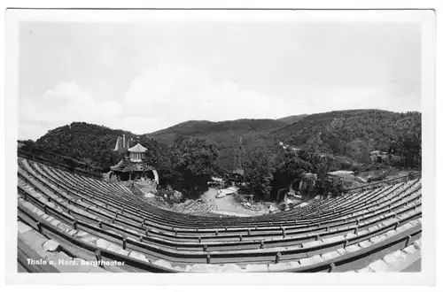 AK, Thale Harz, Bergtheater, Totale, 1953