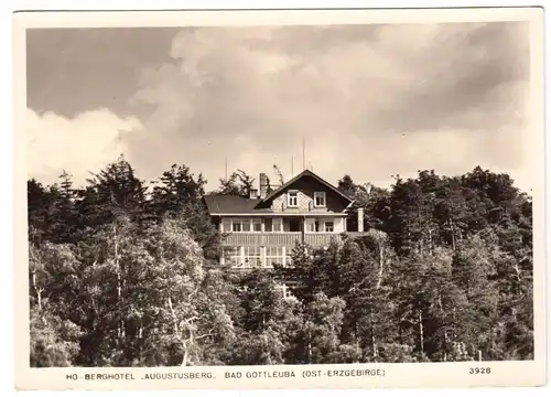 AK, Bad Gottleuba Osterzgeb., HO-Berghotel "Augustusberg", 1967