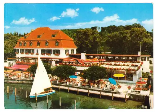 AK, Berg am Starnberger See, Strandhotel Schloß Berg, 1978