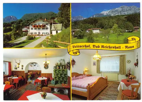 AK, Bad Reichenhall Nonn, Leitnerhof, Nonn 86, vier Abb., um 1998